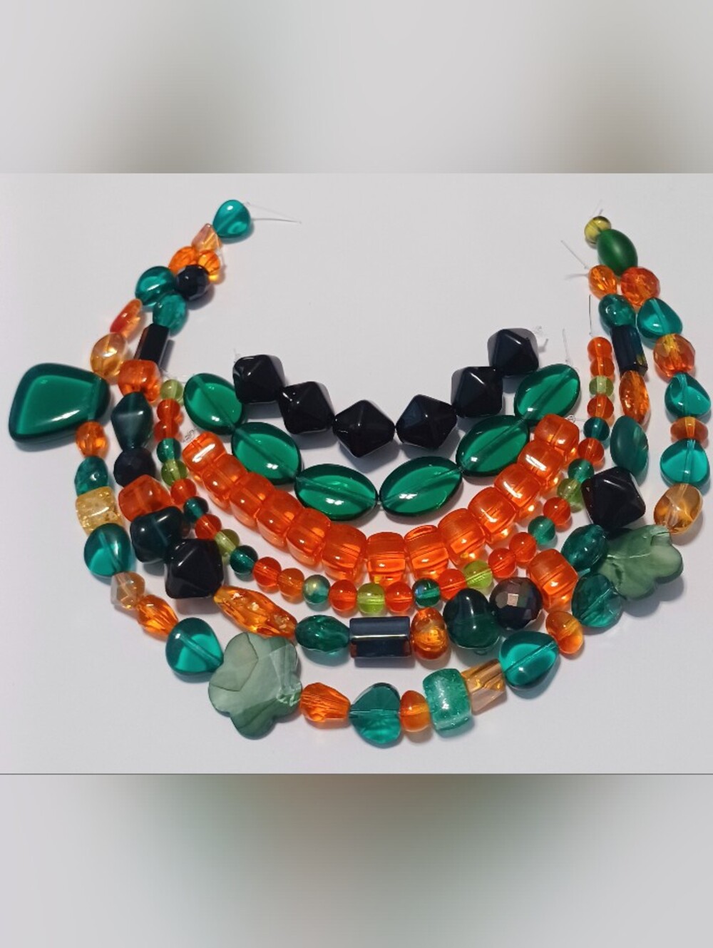 Glass Bead Strands For Jewelry Making  (M7)